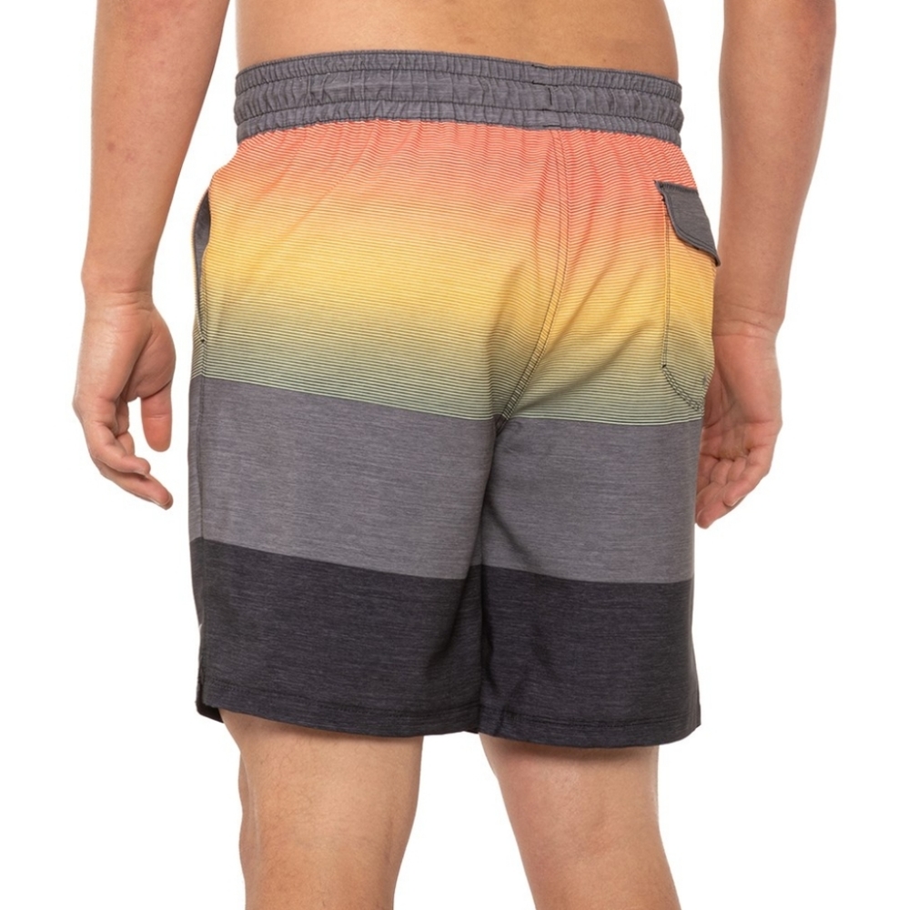 Hurley S swim trunks volley short gray orange NWT - Picture 3 of 11